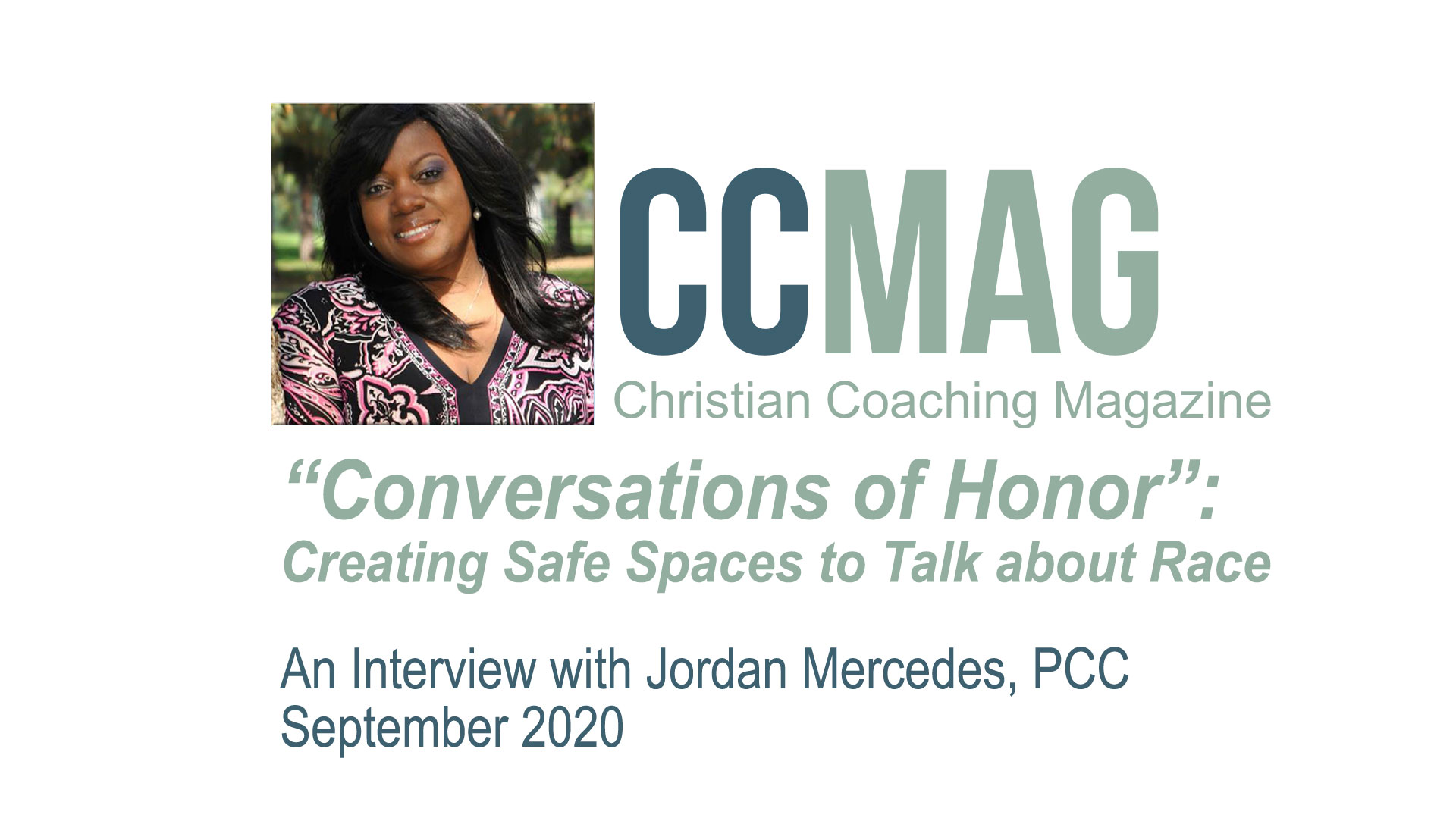 “Conversations of Honor” – Interview with Jordan Mercedes