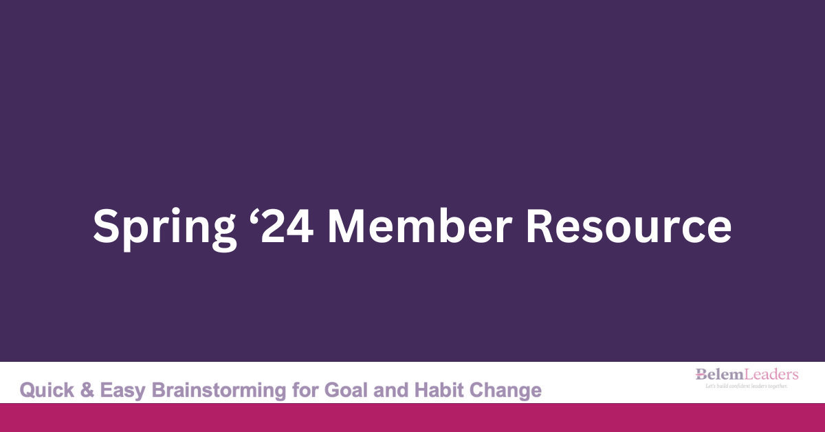 Plus & Premier Member Spring ’24 Resource